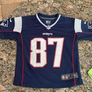 Boys Patriots Gronkowski jersey 87 small/4